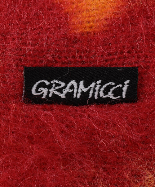 Gramicci(グラミチ)の「GRAMICCI/グラミチ MOHAIR BURLY RUNNINGMAN BEANIE(ニットキャップ/ビーニー・メンズ・グリーン/オレンジ/ネイビー・ONE SIZE)」の6枚目の写真