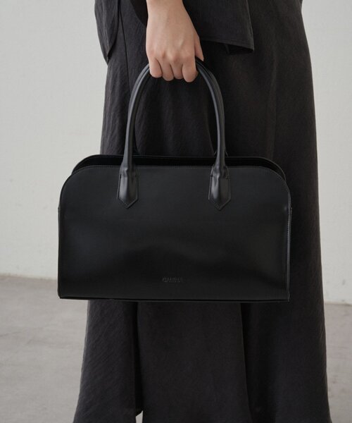 LOUNGEDRESS(ラウンジドレス)の「【GALENA/ガレナ】クラシックボストンバッグ(ボストンバッグ・レディース・ブラック/ブラウン・FREE)」の4枚目の写真