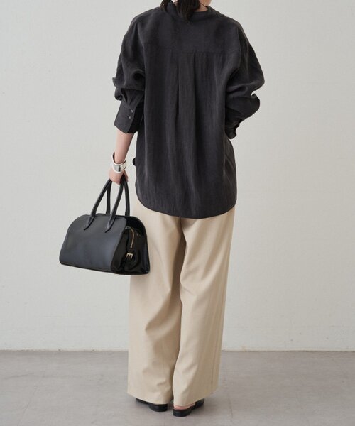 LOUNGEDRESS(ラウンジドレス)の「【GALENA/ガレナ】クラシックボストンバッグ(ボストンバッグ・レディース・ブラック/ブラウン・FREE)」の6枚目の写真