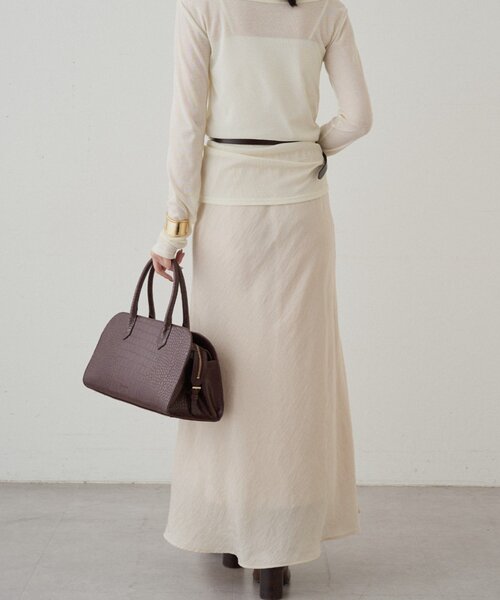 LOUNGEDRESS(ラウンジドレス)の「【GALENA/ガレナ】クラシックボストンバッグ(ボストンバッグ・レディース・ブラック/ブラウン・FREE)」の12枚目の写真