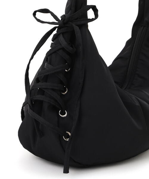 FREE'S MART（フリーズマート）の「レースアップバッグ（トートバッグ・レディース・ブラウン/ブラック・ﾌﾘ-）」の8枚目の写真