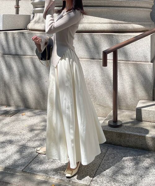 セール】アシメドッキングニットワンピース（ワンピース）｜cle blatt