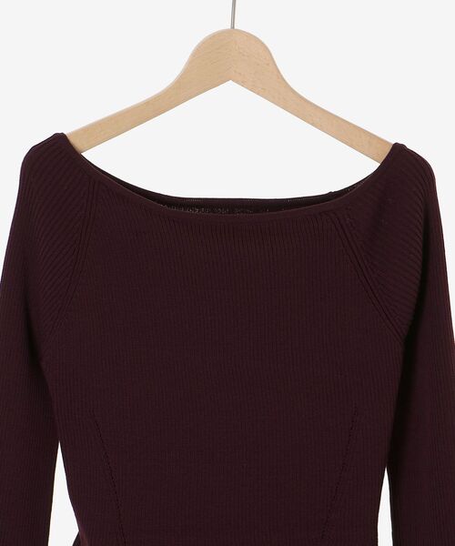 セール】アシメドッキングニットワンピース（ワンピース）｜cle blatt