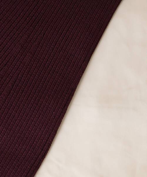 アシメドッキングニットワンピース（ワンピース）｜cle blatt