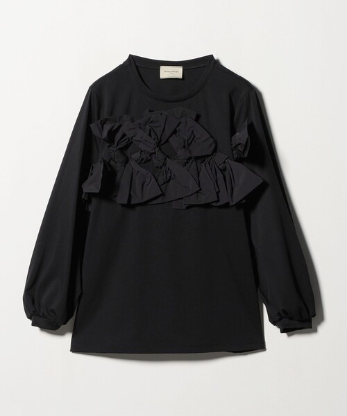 UNITED ARROWS（ユナイテッドアローズ）の「リボン コンビ パフスリーブ カットソー ‐ウォッシャブル‐（Tシャツ/カットソー・レディース・ブラック/ネイビー/ホワイト・FREE）」の22枚目の写真