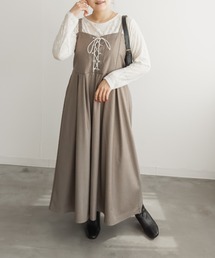 CLETTEオリジナルレースアップジャンスカワンピース
