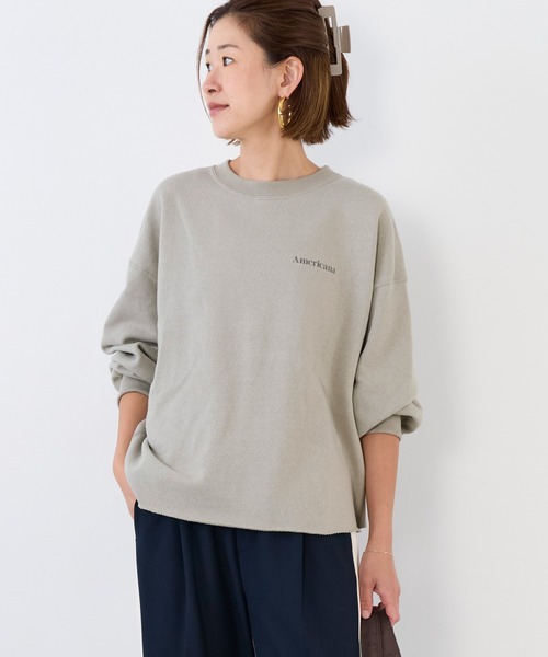 AMERICANA】別注-クロップドカットオフスウェット（スウェット