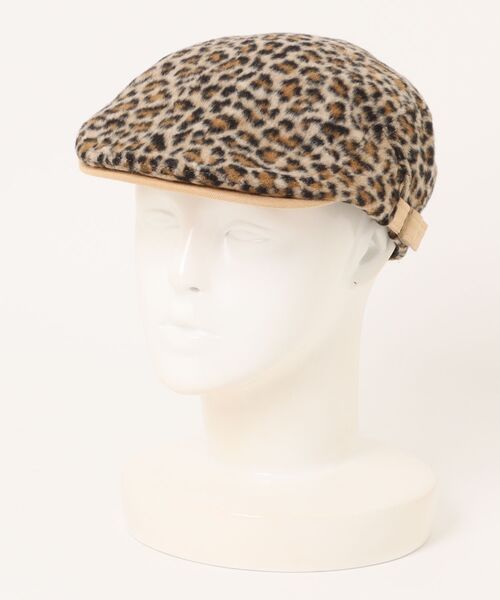 BARELY BLUE（ベアリーブルー）の「【 BARELY BLUE / ベアリーブルー 】 クラシカル レオパード ハンチング帽（ハンチング/ベレー帽・レディース・ベージュ/ネイビー/ブラック・FREE）」の20枚目の写真