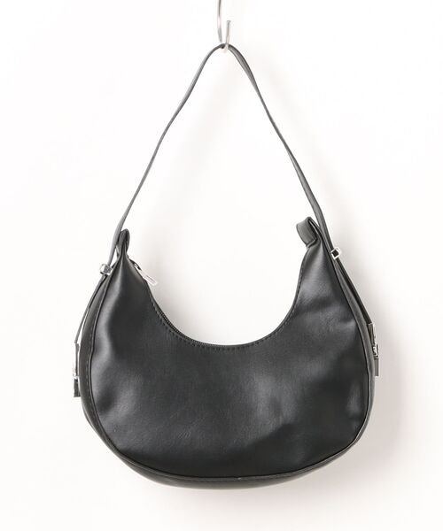 Burner(バーナー)の「【OKUOKU 0909】ハーフムーンショルダーバッグ oku-bag-4-11【RBTS】(ショルダーバッグ・レディース・ブラック・FREE)」の8枚目の写真