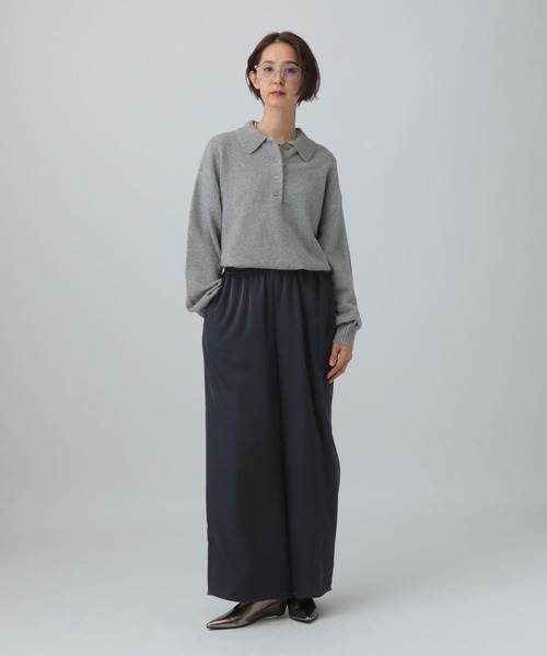 LEPSIM（レプシィム）の「艶トロミイージーパンツ　581495（その他パンツ・レディース・アイボリー/チャコールグレー/ネイビー・FREE）」の11枚目の写真