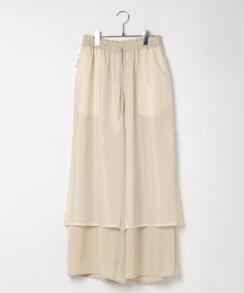 LEPSIM（レプシィム）の「艶トロミイージーパンツ　581495（その他パンツ・レディース・アイボリー/チャコールグレー/ネイビー・FREE）」の21枚目の写真