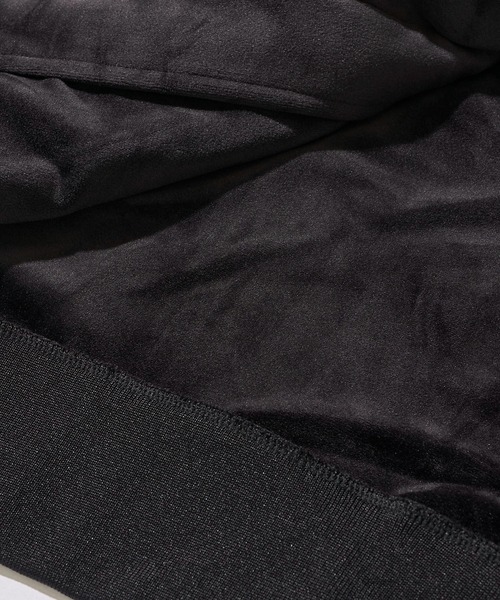 1PIU1UGUALE3 RELAX (ウノピゥウノウグァーレトレ リラックス)の「【1PIU1UGUALE3 RELAX】VELOUR WRAP HOODIE(パーカー・メンズ・ブラック・MEDIUM/LARGE)」の8枚目の写真
