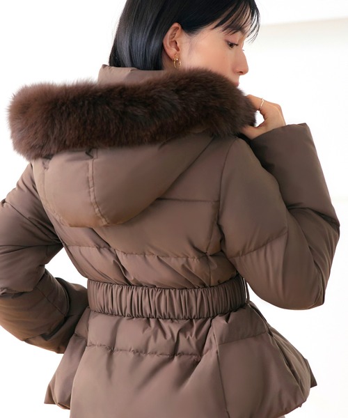 ルイルエブティックショートダウンXL RUIRUE BOUTIQUE（ルイルエブティック） ダウンコート レディース