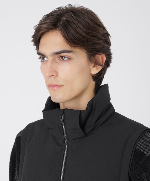 BLACK LABEL CRESTBRIDGE(ブラックレーベル・クレストブリッジ)の「ファブリックコンビダウンベスト(ダウンベスト・メンズ・ブラック・L/M/XL)」の6枚目の写真