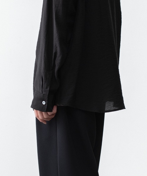 ATTACHMENT(アタッチメント)の「LY/SI ローン パッチポケット オープンカラー L/S SHIRT / LY/SI LAWN PATCH POCKET OPEN COLLAR L/S SHIRT(シャツ/ブラウス・メンズ・ダークグレー/ホワイト/ライトグレー/ブラック・1/2/3/4)」の13枚目の写真