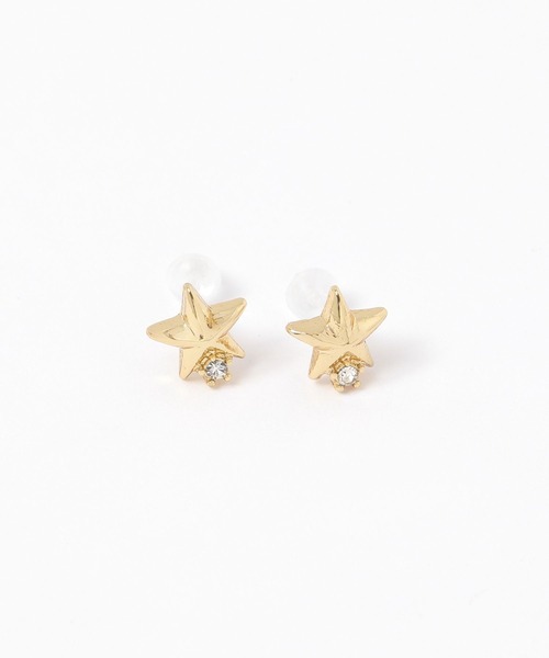 LAKOLE(ラコレ)の「星ビジュー樹脂ポストピアス / 592930(ピアス(両耳用)・レディース・その他1/その他2・FREE)」の2枚目の写真