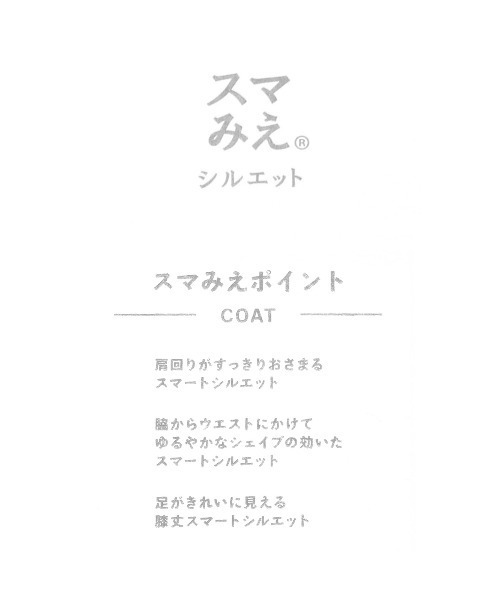 SUIT SQUARE（スーツスクエア）の「スマみえチェスターコート ストレッチ ウールライクビーバー（チェスターコート・メンズ・ブラック/ネイビー・L/M/S/LL）」の21枚目の写真