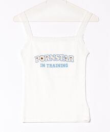 SPINNS | キャミソール/PORNSTARロゴ(タンクトップ)