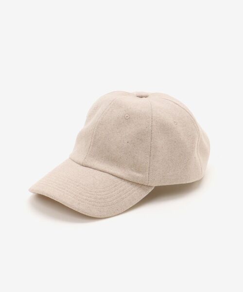 le.coeur blanc（ルクールブラン）の「メルトンキャップ（キャップ・レディース・グレー/グレイッシュベージュ・FREE）」の3枚目の写真