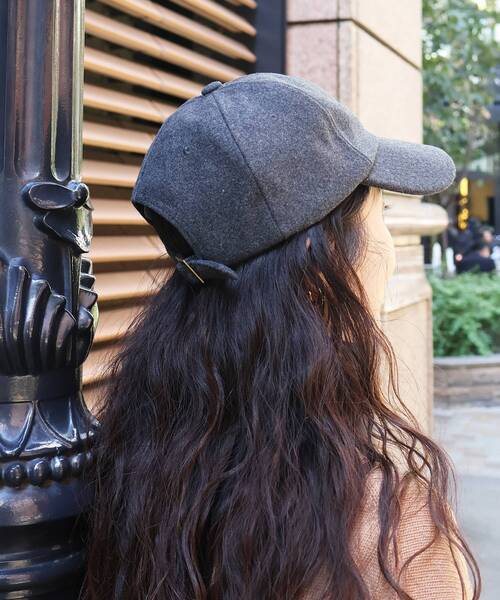 le.coeur blanc（ルクールブラン）の「メルトンキャップ（キャップ・レディース・グレー/グレイッシュベージュ・FREE）」の11枚目の写真