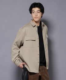 NANO universe | ストレッチツイルフラップポケットシャツ(シャツ/ブラウス)