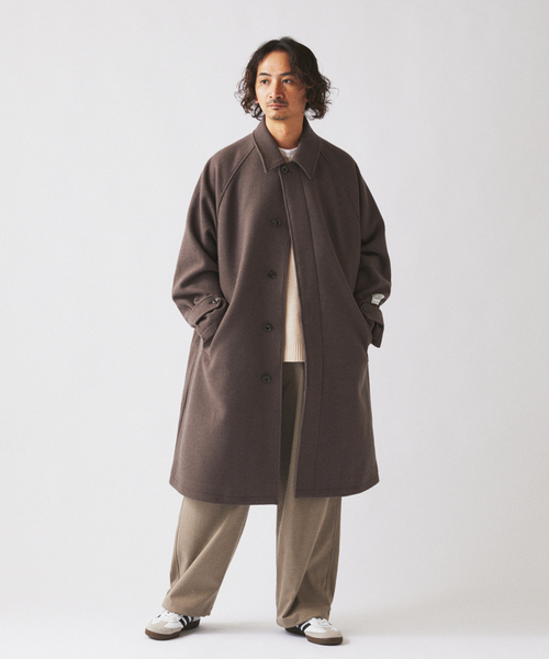 JOURNAL STANDARD relumeステンカラー（バルマカーン）コート フレンチ メリノウール バルマカーン コート（ステンカラーコート