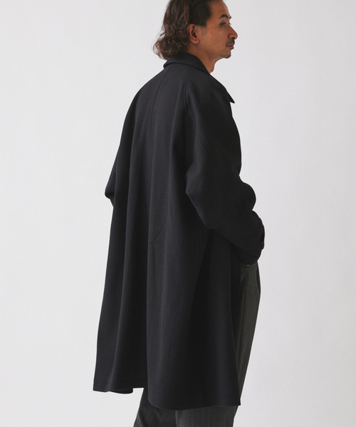 フレンチ メリノウール バルマカーン コート（ステンカラーコート