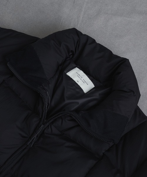 PUBLIC TOKYO（パブリックトウキョウ）の「【再入荷なし】ステッチスタンドショートモンスターダウン　/防寒/冬服/軽量/ブルゾン/大人気（ダウンジャケット/コート・メンズ・ブラック/ライトブルー・1/2）」の18枚目の写真