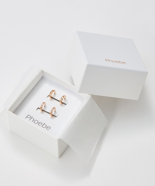 Phoebe(フィービィー)の「【SPECIAL SET】『金属アレルギー対応』ワンタッチメタルフープミニペアピアス/サージカルステンレス(ピアス(両耳用)・レディース・シルバー/イエローゴールド/ピンクゴールド/その他1/その他2・FREE)」の2枚目の写真