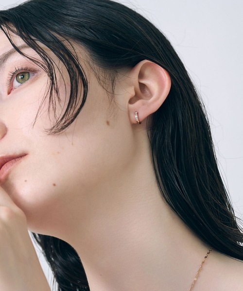 Phoebe(フィービィー)の「【SPECIAL SET】『金属アレルギー対応』ワンタッチメタルフープミニペアピアス/サージカルステンレス(ピアス(両耳用)・レディース・シルバー/イエローゴールド/ピンクゴールド/その他1/その他2・FREE)」の11枚目の写真