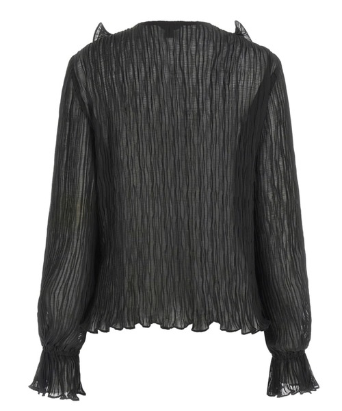 Guess（ゲス）の「Long Sleeves Faye Top 長袖ブラウス（シャツ/ブラウス・レディース・ブラック・SMALL/MEDIUM/X-SMALL）」の6枚目の写真