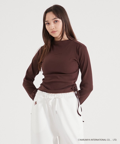 セール】【エンジェルブルー×DIP IN CHOCOLATE】ハイネックリブ