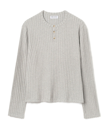 Millo Archive（ミロ アーカイブ）の「ドラフトヘンリーネックニット[グレー]（ニット/セーター）」