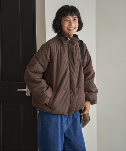LBC（エルビーシー）の「スタンドネックワッシャー中綿ブルゾン（ブルゾン・レディース・ブラック/グレイッシュベージュ/ダークブラウン・M/L）」の11枚目の写真