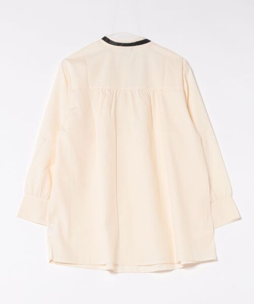 VIBGYOR Women(ヴィブジョー ウィメン)の「【Mayree】リボン ミニワンピース風 ロング丈 ブラウス(シャツ/ブラウス・レディース・アイボリー/ホワイト・SMALL/LARGE/MEDIUM)」の7枚目の写真