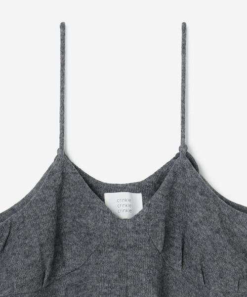 crinkle crinkle crinkle | ウールミックス ランジェリーキャミソール