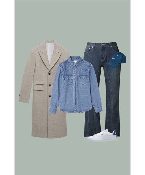AVANDRESS(アバンドレス )の「Thin Bootscut Pants BLUE(デニムパンツ・レディース・ブルー・SMALL/MEDIUM/LARGE/X-LARGE)」の15枚目の写真