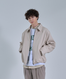 STANDARDERROR（スタンダードエラー）の「87-STAN002 スティッチシングルジッパーレザージャケットアイボリー（ライダースジャケット）」