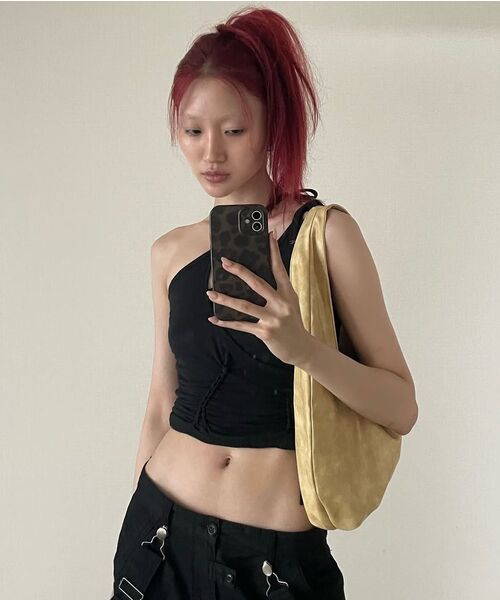 FLAREUP（フレアアップ）の「[SET] Handmade Twisted Layered Top (FL-118_White)（Tシャツ/カットソー・レディース・ホワイト・FREE）」の9枚目の写真