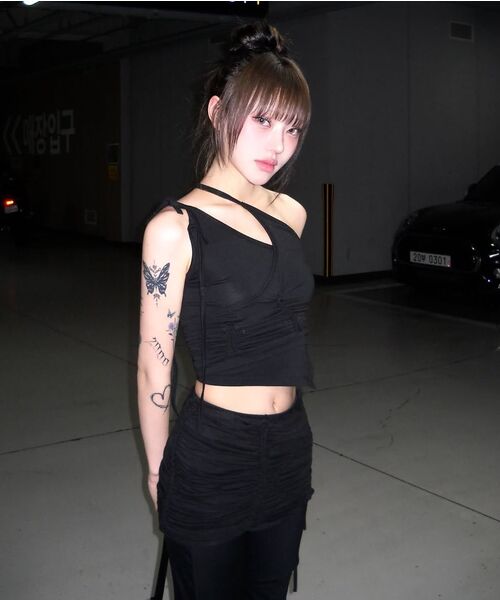 FLAREUP（フレアアップ）の「[SET] Handmade Twisted Layered Top (FL-118_White)（Tシャツ/カットソー・レディース・ホワイト・FREE）」の14枚目の写真