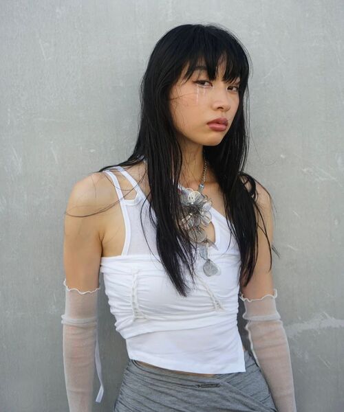 FLAREUP（フレアアップ）の「[SET] Handmade Twisted Layered Top (FL-118_White)（Tシャツ/カットソー・レディース・ホワイト・FREE）」の17枚目の写真