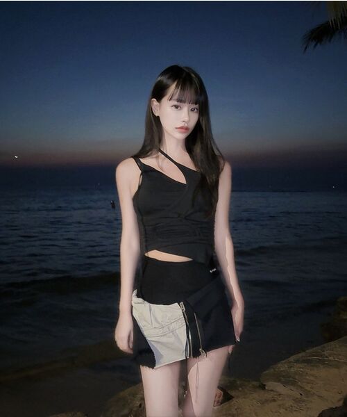 FLAREUP（フレアアップ）の「[SET] Handmade Twisted Layered Top (FL-118_White)（Tシャツ/カットソー・レディース・ホワイト・FREE）」の19枚目の写真