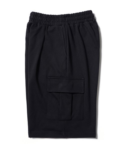 GAKKAI UNIONS（ガッカイユニオンズ）の「ワンタックスウェットバミューダカーゴパンツブラック（その他パンツ・レディース・その他・SMALL/MEDIUM/LARGE）」の3枚目の写真