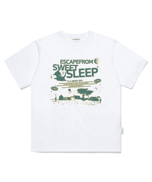 ESCAPEFROM（エスケープフロム）の「スウィートスリッププリントオーバーサイズ半袖Tシャツホワイト（Tシャツ/カットソー・レディース・その他・SMALL/MEDIUM/LARGE）」の4枚目の写真