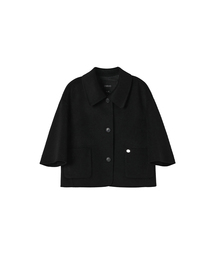 MUSINSA｜ムシンサのダッフルコート（ブラック/黒色系）通販 - ZOZOTOWN