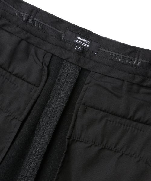 MUSINSA STANDARD WOMAN（ムシンサスタンダードウーマン）の「ウィメンズヘビーウェイト裏起毛ルーズテーパードヒドゥンバンディングスラックス[チャコールグレー]（スラックス・レディース・その他・30/24/25/26/27/28/29）」の6枚目の写真