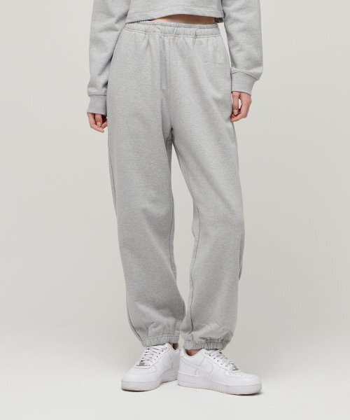セール】レディースリラックススウェットパンツ[ミディアムグレー