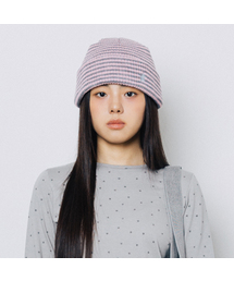 WEBHOUSE（ウェブハウス）の「ツイスタースターストライプビーニー - ピンク（ニットキャップ/ビーニー）」