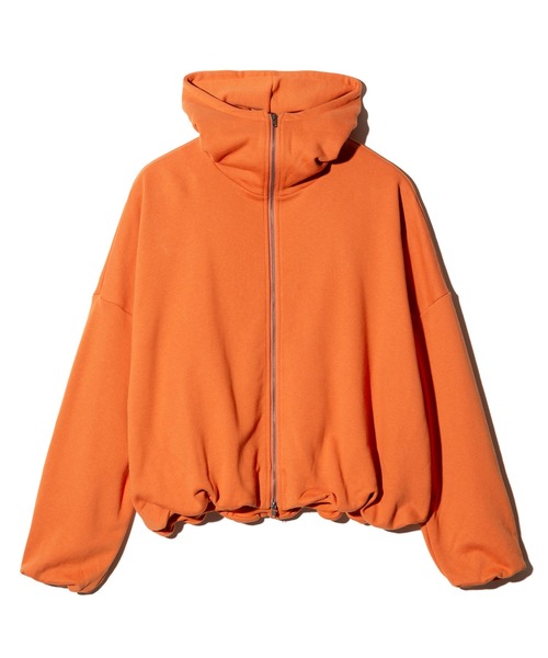 glamb（グラム）の「Balloon Zip Up Hoodie / バルーンジップアップフーディー（パーカー・メンズ・オレンジ/ホワイト/ブラック・S/M/L）」の6枚目の写真