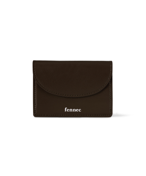 FENNEC(フェネック)の「CRINKLE HALFMOON MINI WALLET - ESPRESSO(財布・レディース・その他・FREE)」の2枚目の写真